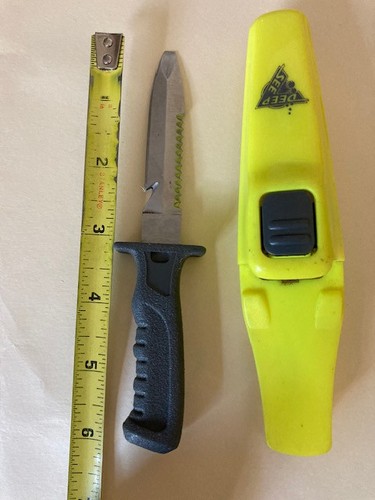 Deep see diving rescue - diving, knife